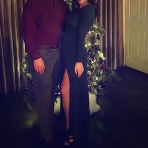 Lulu’s Green Long Sleeve Dress